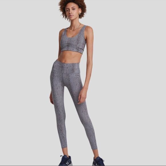 Varley Let’s Go High Rise Snakeskin Print Legging S - Picture 1 of 4